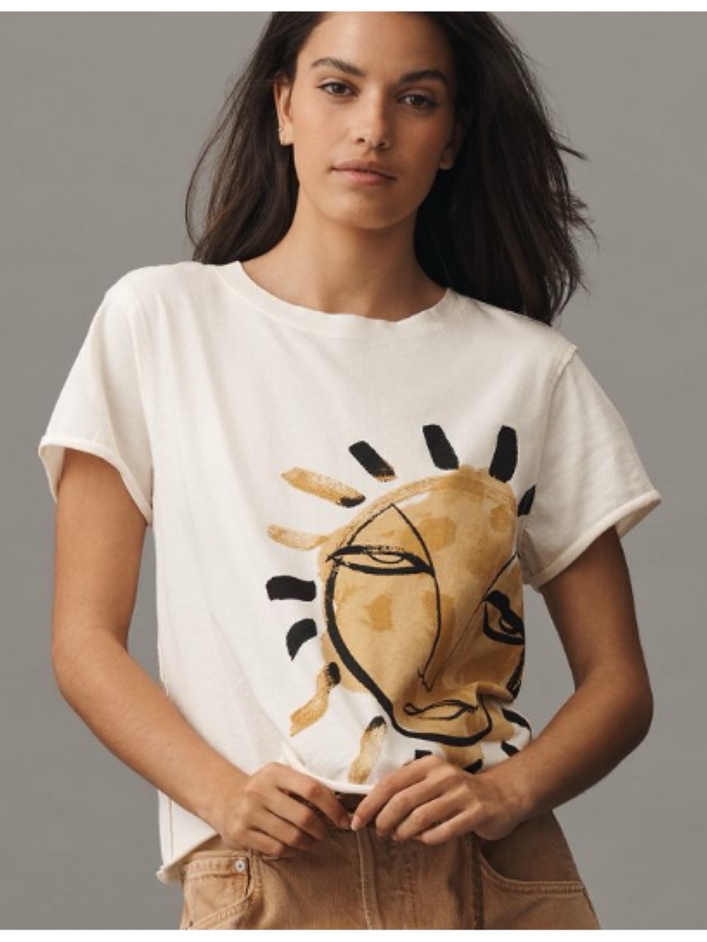 NWT LouLou Avenue Artist x Anthropologie
Graphic Tee Sun size L - Picture 8 of 11